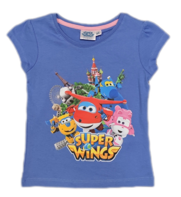 Super Wings T-Shirt Blau